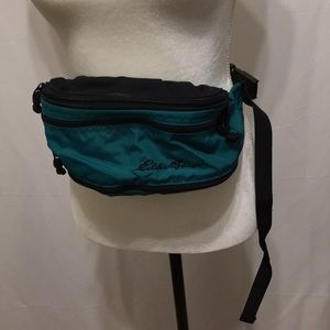 EDDIE BAUER TEAL GREEN FANNY PACK